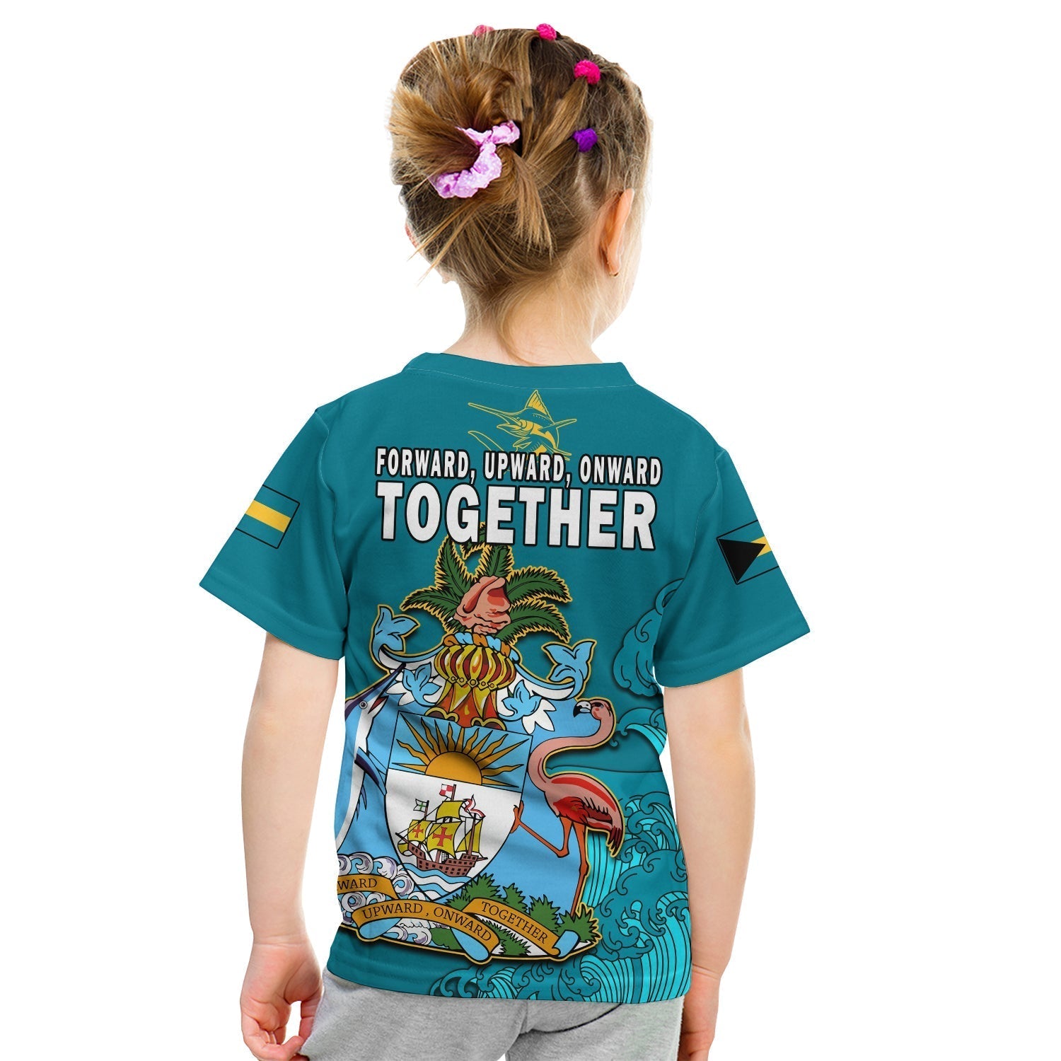 Independence Day Bahamas T-Shirt Blue Marlin Since 1973 Style Graphic Tee