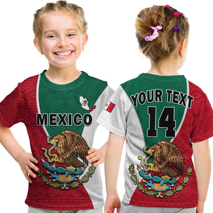 Custom Mexico T-Shirt Mexican Aztec Pattern Graphic Tee