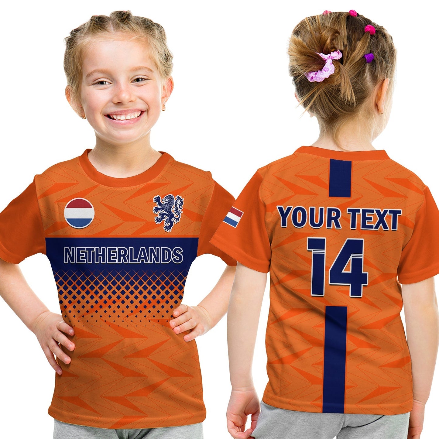 Custom Netherlands Football T-Shirt Holland World Cup 2022 Graphic Tee