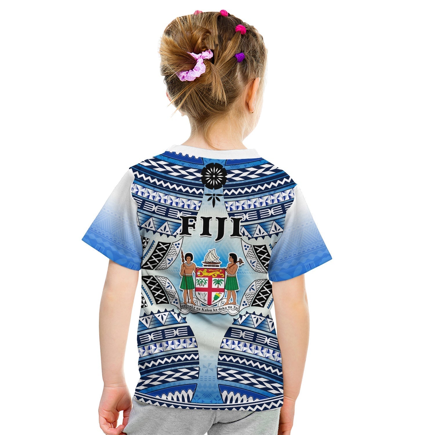 Fiji T-Shirt Kaiviti Fijian Special Tapa Pattern Graphic Tee