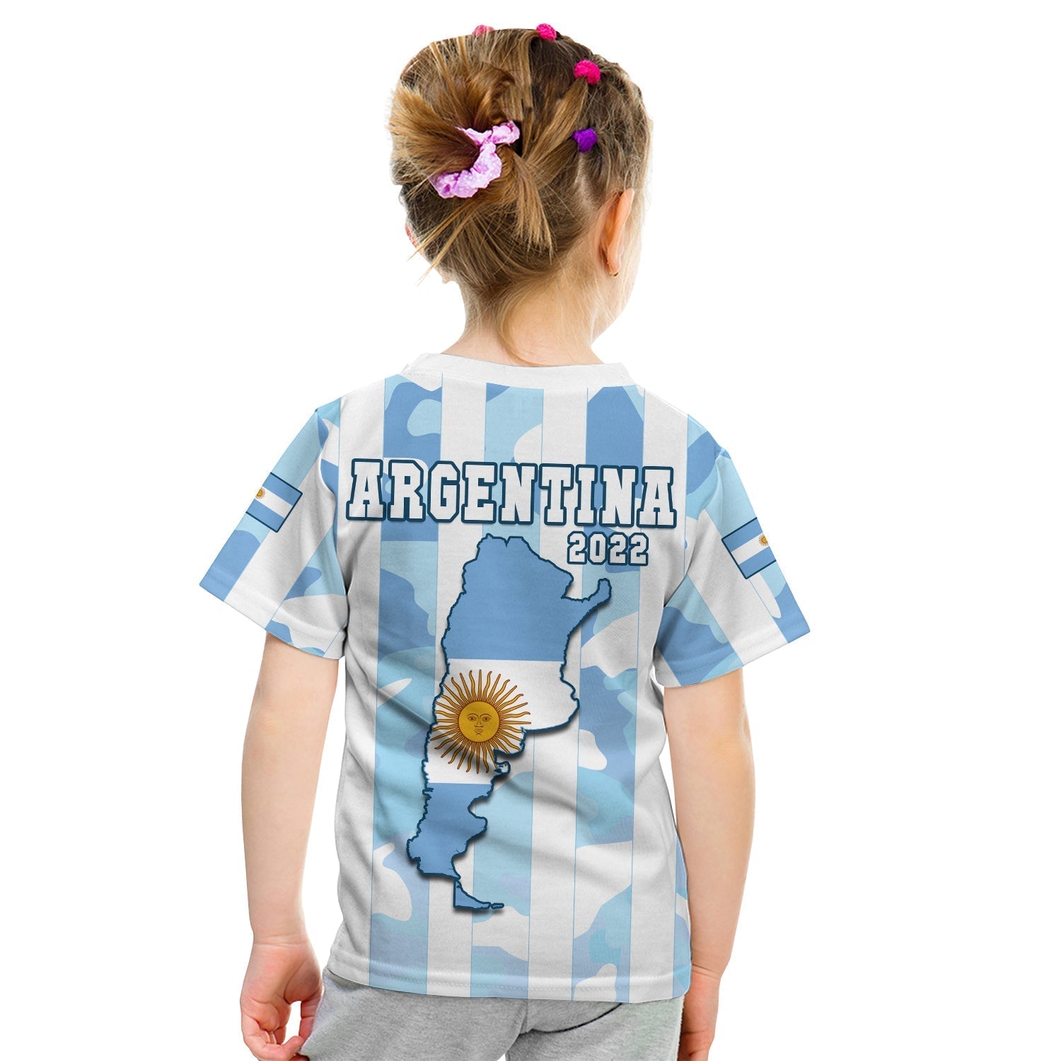 Argentina Football T-Shirt AFA Champions 2022 Sporty Style Graphic Tee