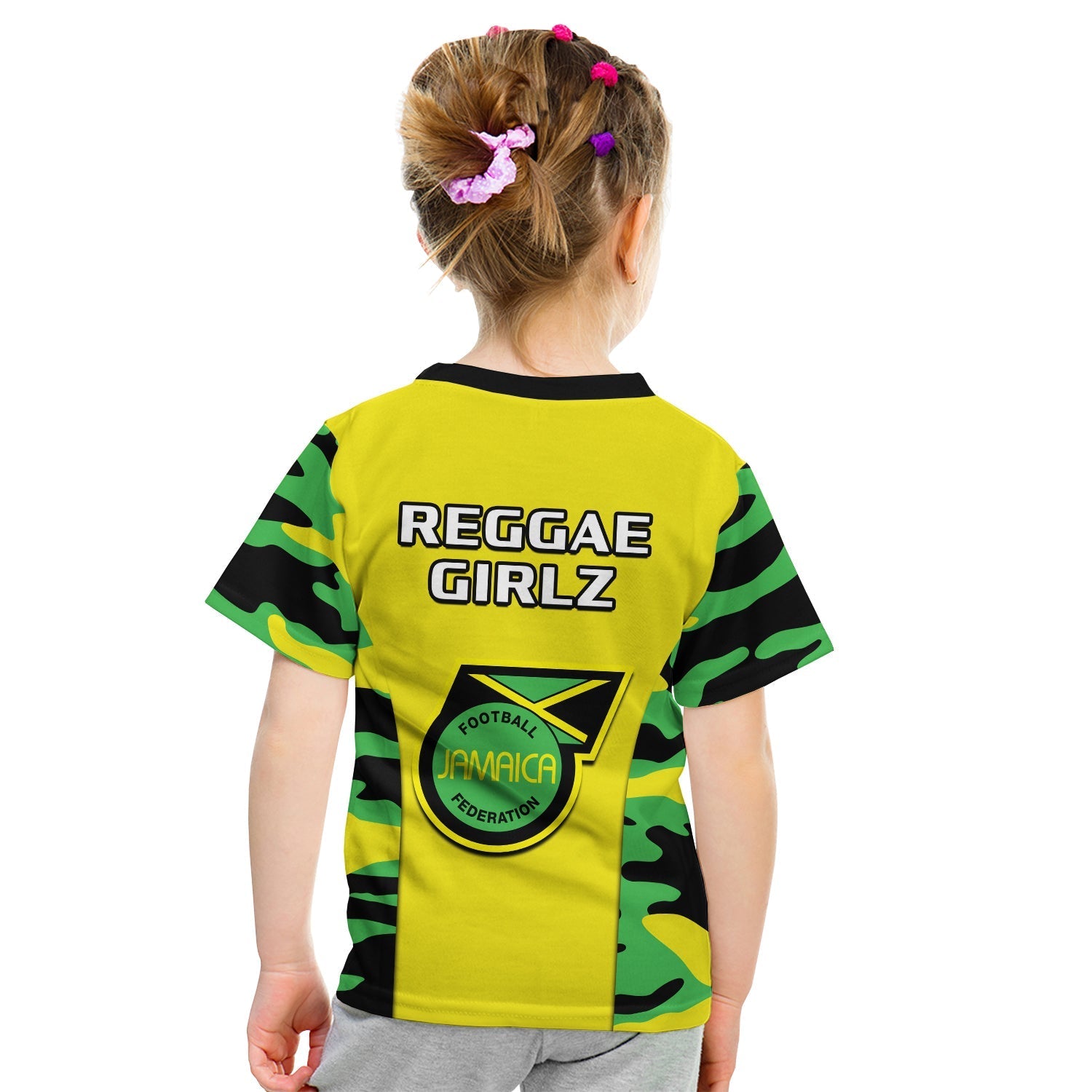 Jamaica Football T-Shirt Reggae Girlz Cup Of Nations Ver.02 Graphic Tee