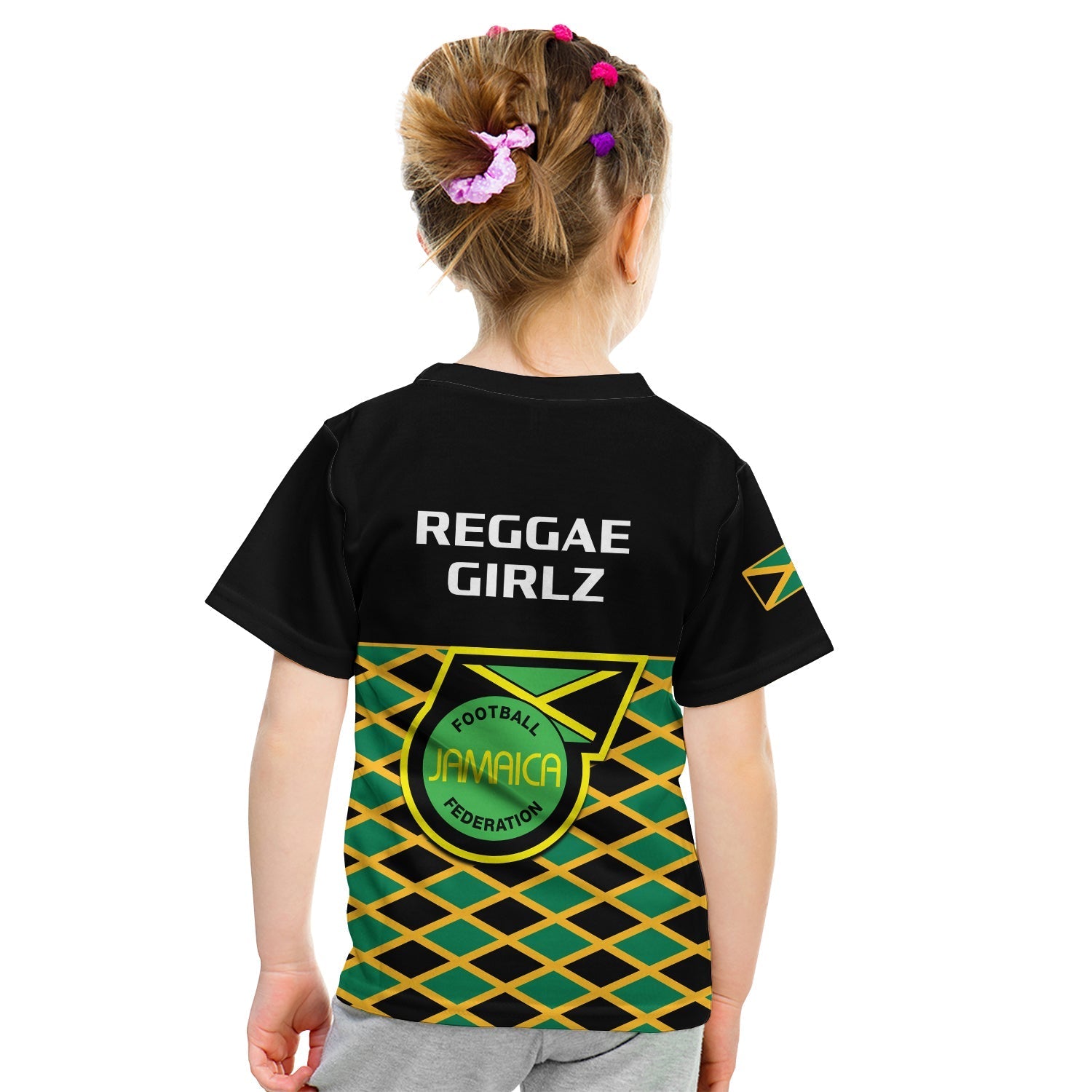 Jamaica Football T-Shirt Reggae Girlz Cup Of Nations Ver.01 Graphic Tee