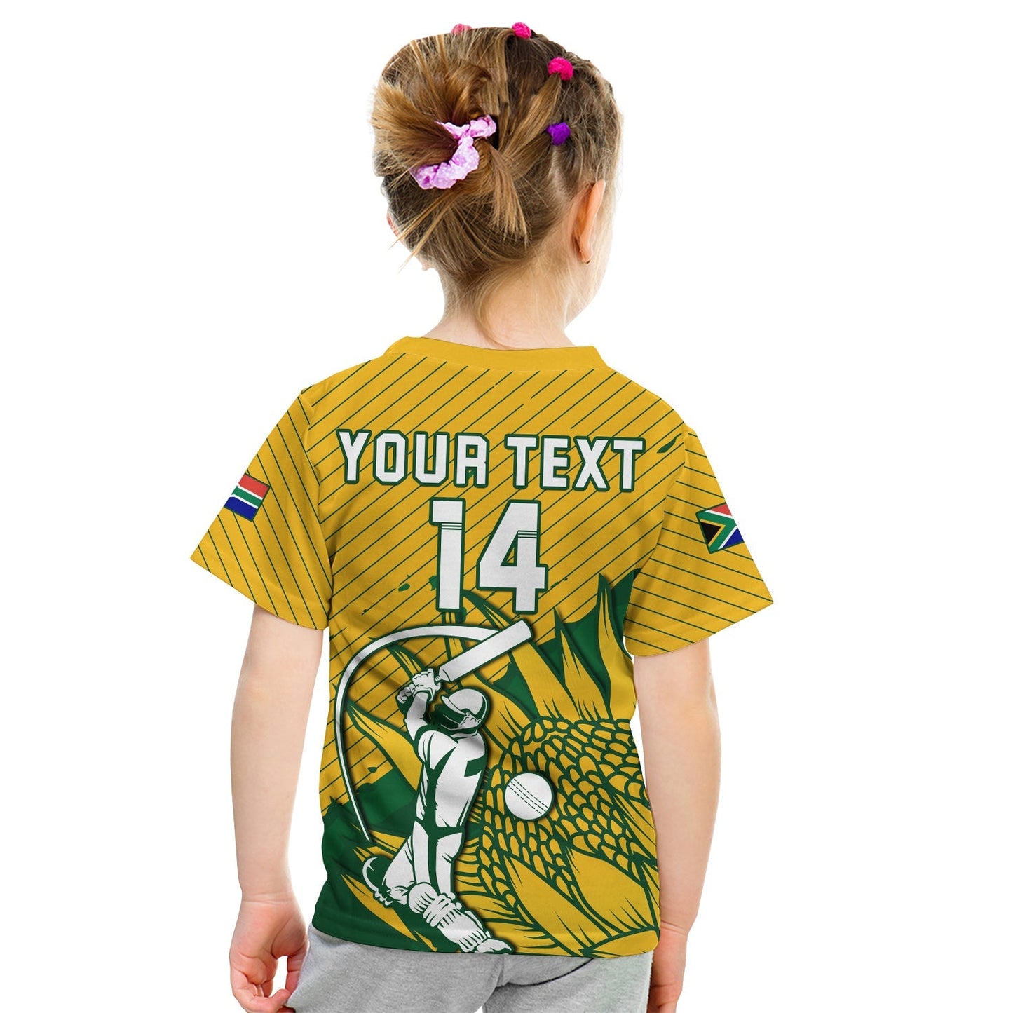 Custom South Africa Cricket T-Shirt Go Proteas Unique Style Graphic Tee