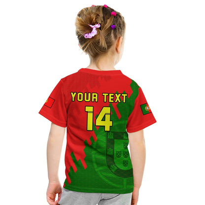Custom Portugal Football T-Shirt Champions WC 2022 Graphic Tee