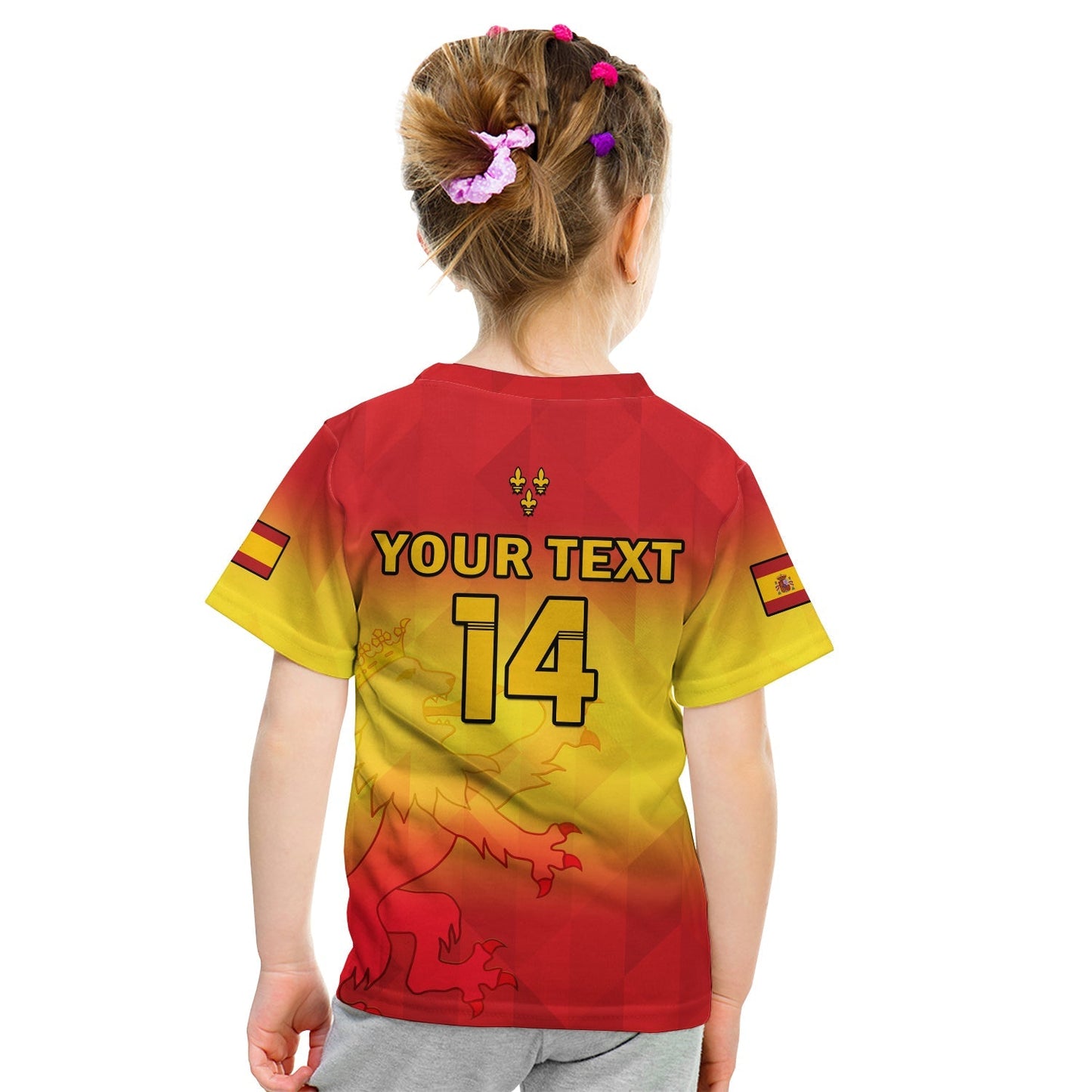 Custom Spain Football T-Shirt La Roja World Cup 2022 Graphic Tee