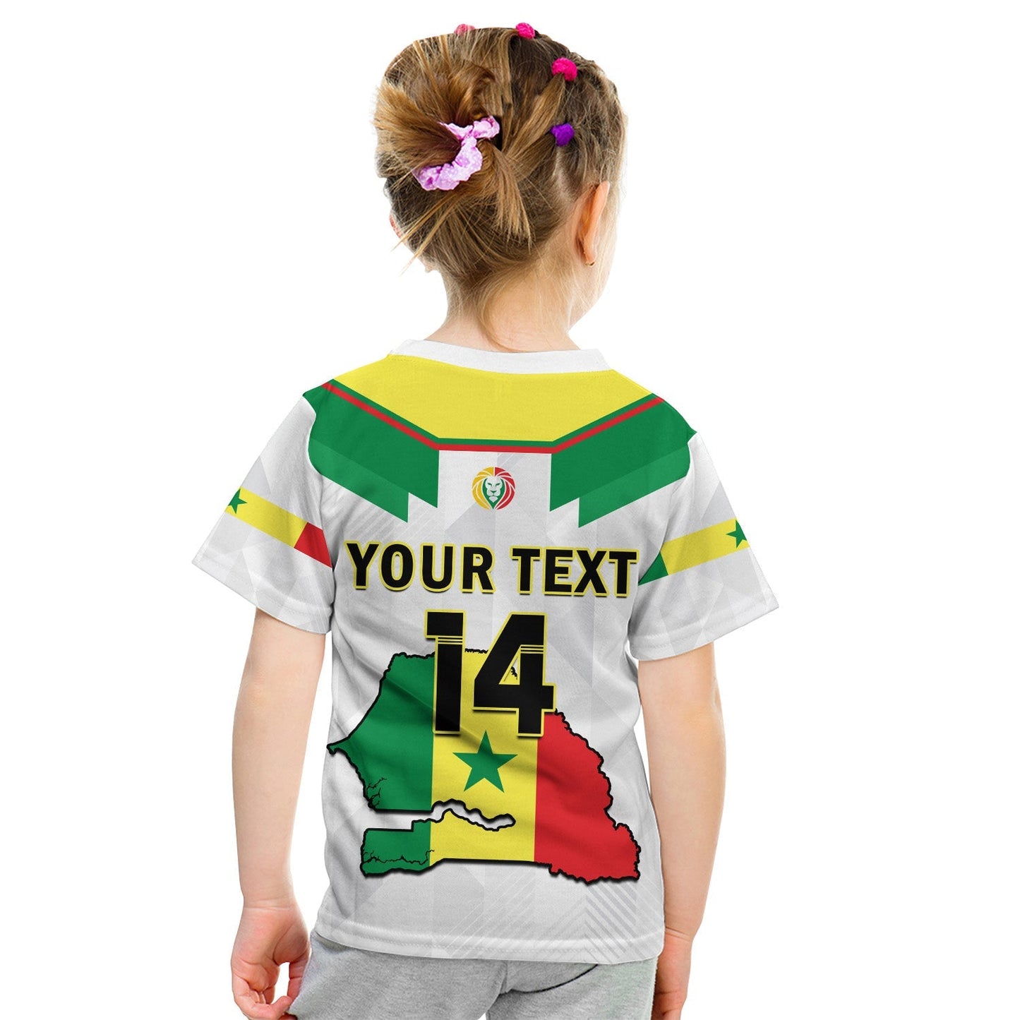 Custom Senegal Football T-Shirt Champions WC 2022 Graphic Tee