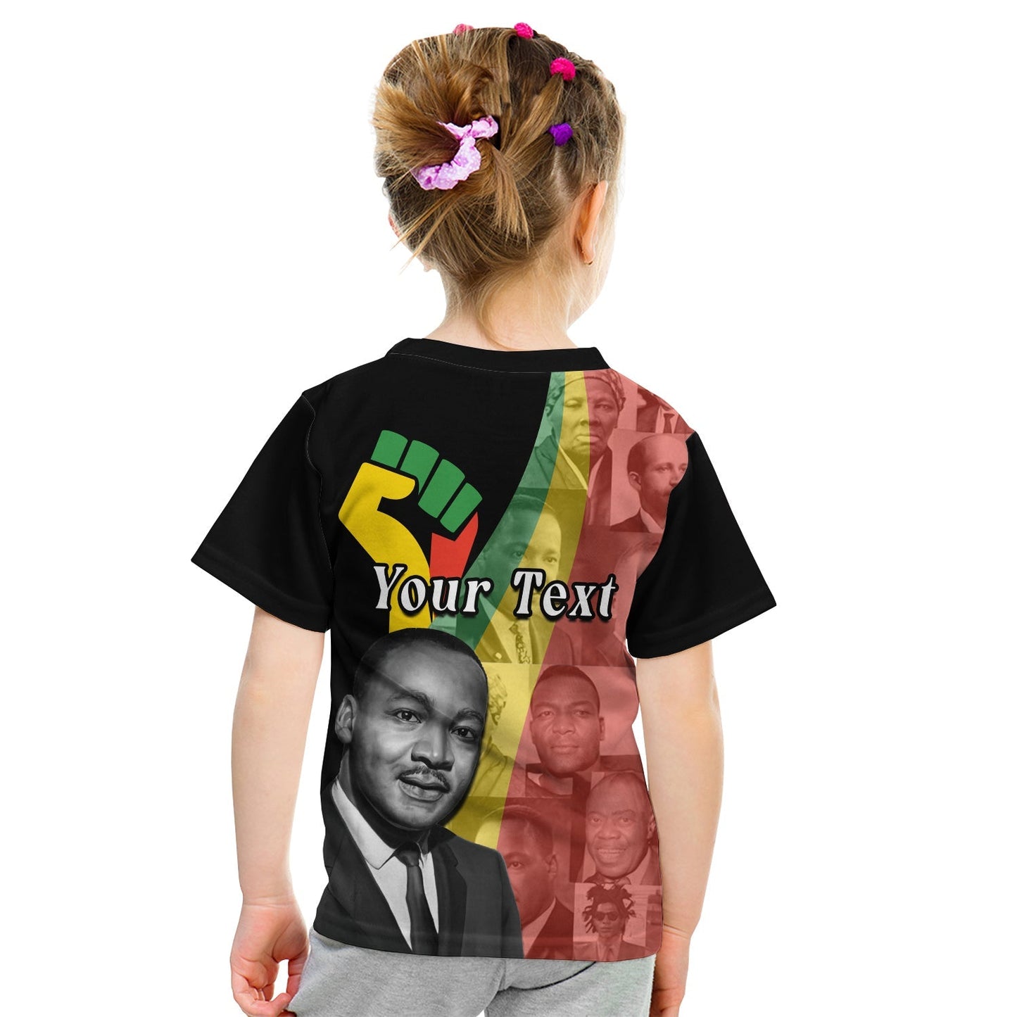 Custom Civil Rights Leaders T-Shirt African American Black History Month Graphic Tee