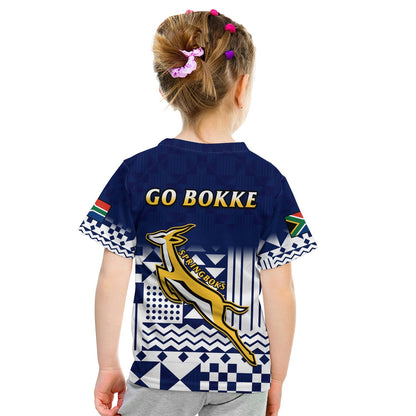 South Africa Rugby T-Shirt Outgoing Tour Go Springboks Graphic Tee