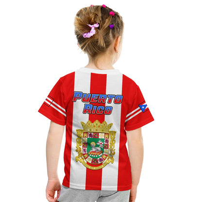 Puerto Rico T-Shirt Coat Of Arms Mix Flag Graphic Tee