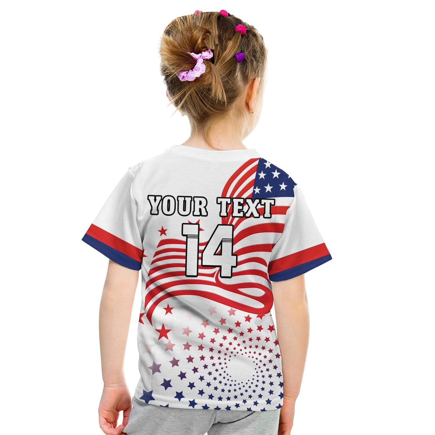 Custom United States Football T-Shirt The Yanks USA World Cup 2022 Graphic Tee
