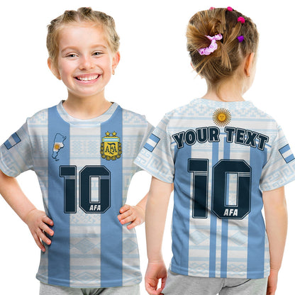 Custom Argentina T-Shirt Football 2022 Vamos La Albiceleste Graphic Tee