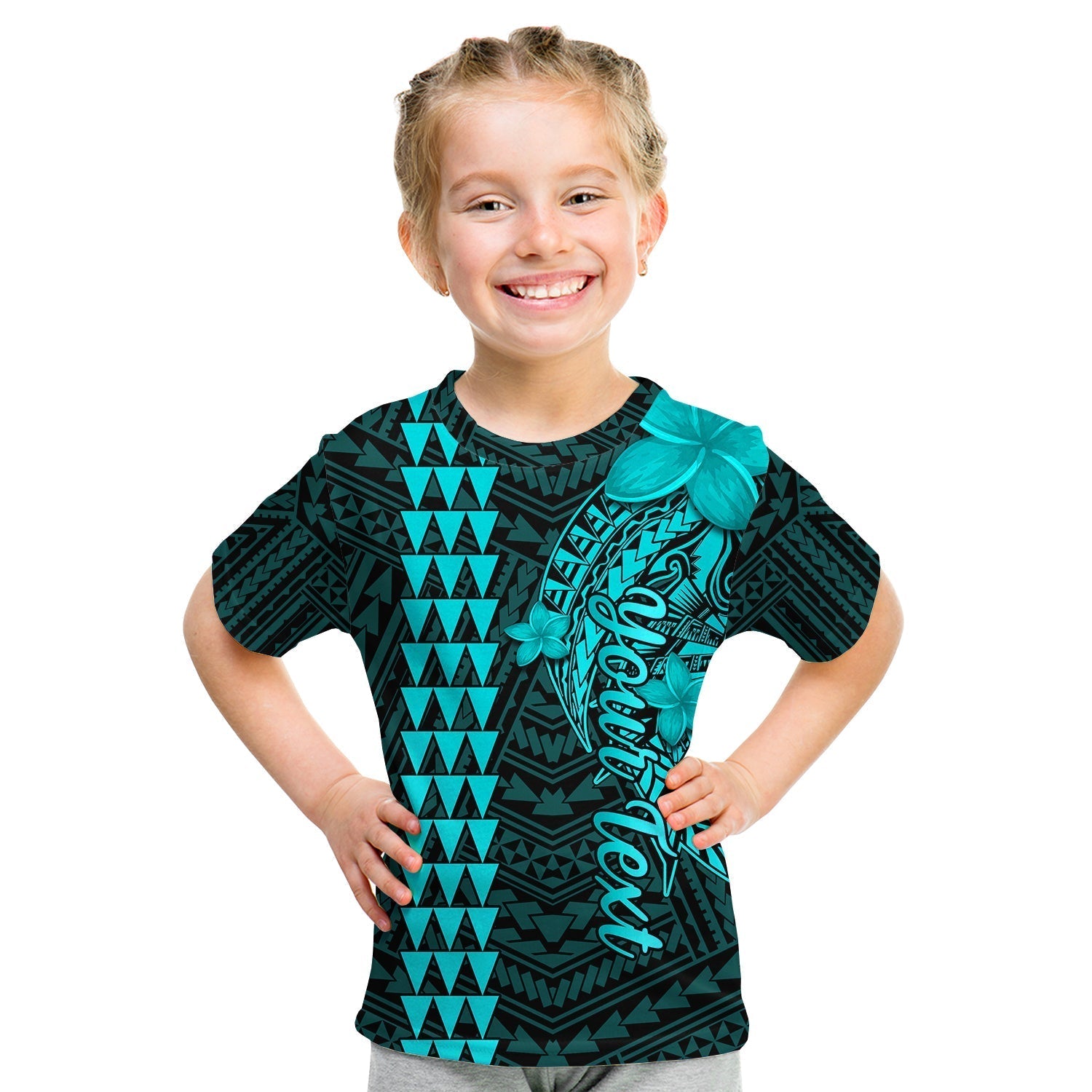 Custom Hawaii T-Shirt Kakau Kanaka Maoli Combine Polynesian Shark Ver.04 Graphic Tee