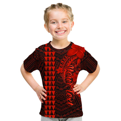 Custom Hawaii T-Shirt Kakau Kanaka Maoli Combine Polynesian Shark Ver.06 Graphic Tee