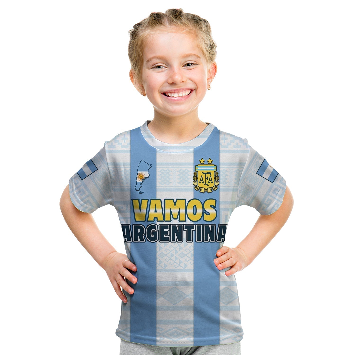 Argentina T-Shirt Football 2022 Vamos La Albiceleste Graphic Tee