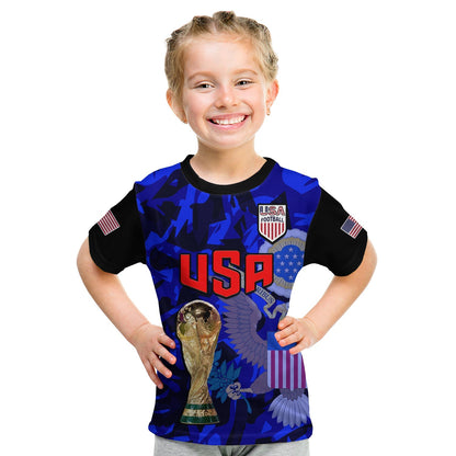 USA Football T-Shirt The Yanks Champions WC 2022 Graphic Tee