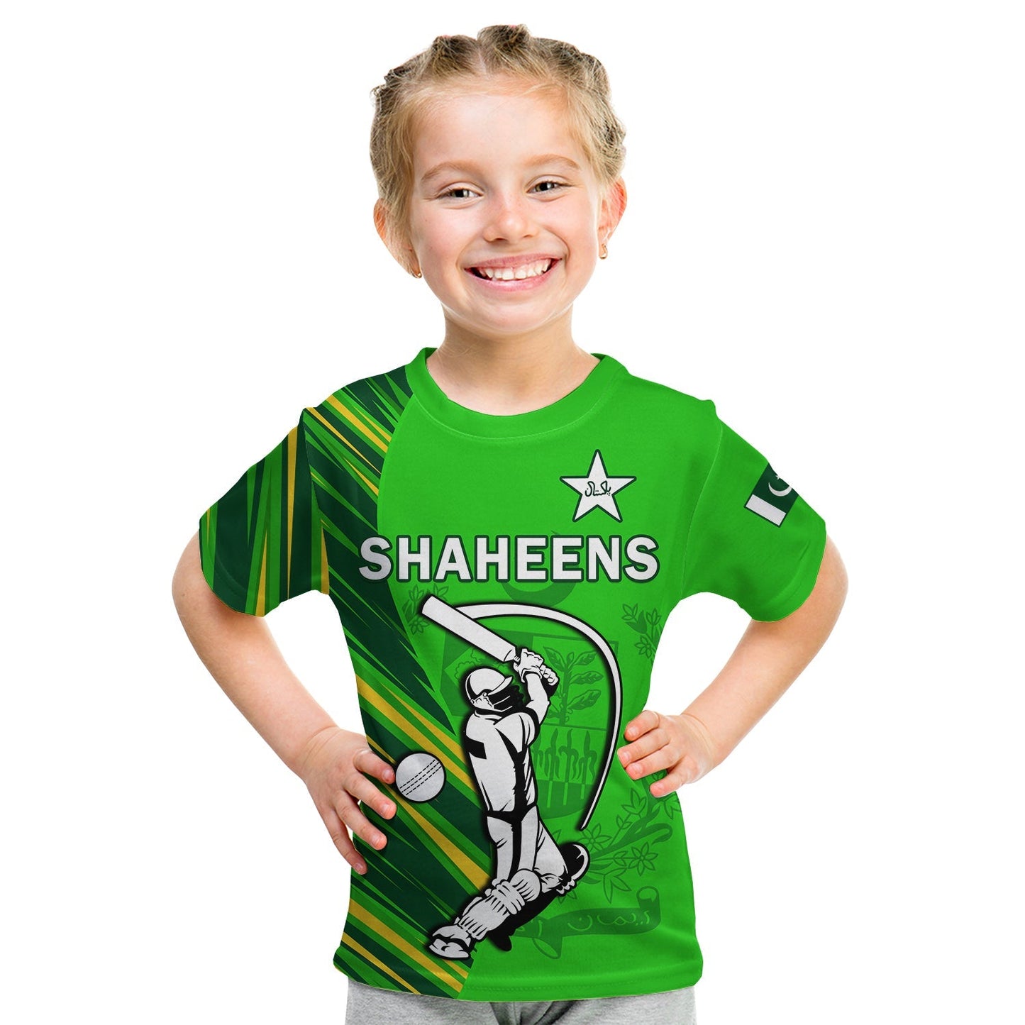Custom Pakistan Cricket T-Shirt Go Shaheens Simple Style Graphic Tee