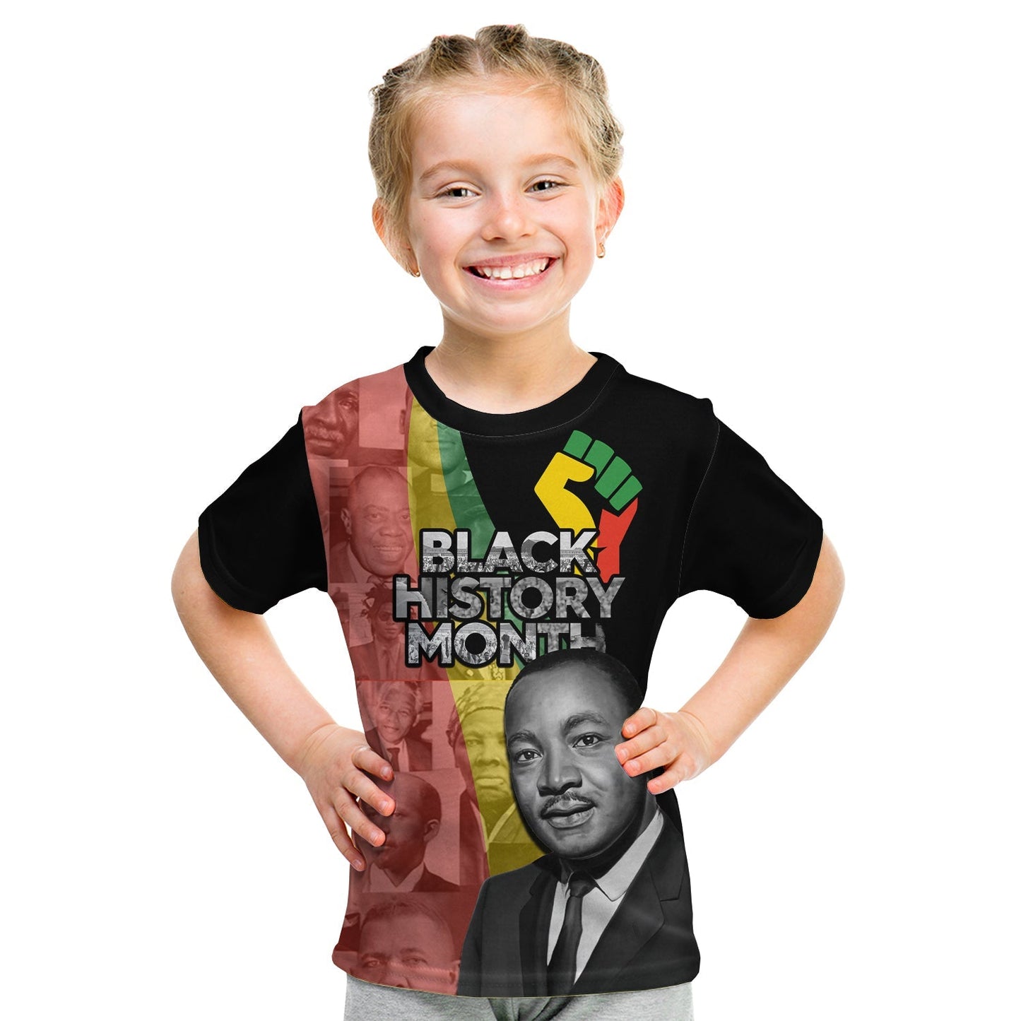 Civil Rights Leaders T-Shirt African American Black History Month Graphic Tee