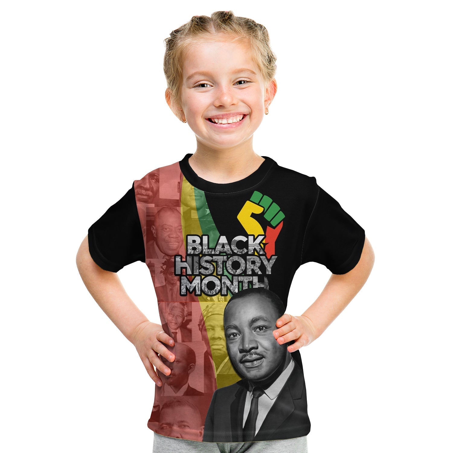 Civil Rights Leaders T-Shirt African American Black History Month Graphic Tee