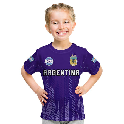 Custom Argentina Football T-Shirt Vamos La Albiceleste 2022 Newest Style Graphic Tee