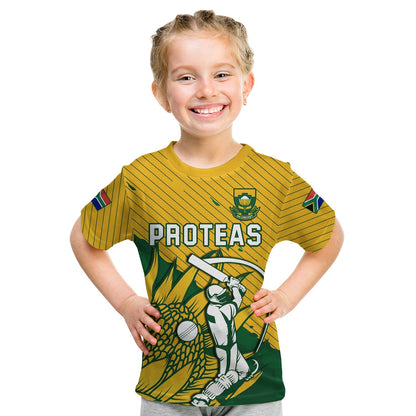 Custom South Africa Cricket T-Shirt Go Proteas Unique Style Graphic Tee