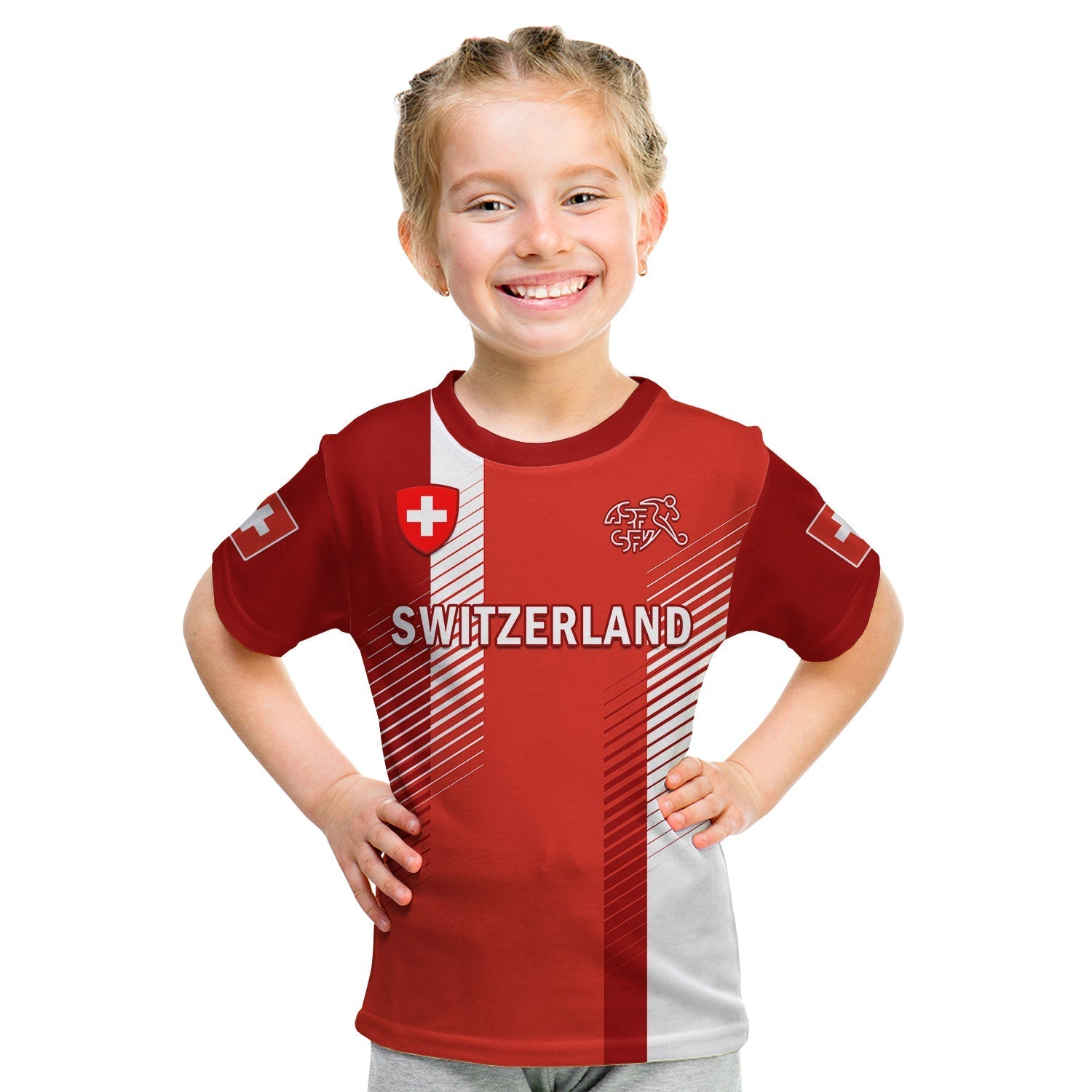 Custom Switzerland Football T-Shirt World Cup 2022 Graphic Tee