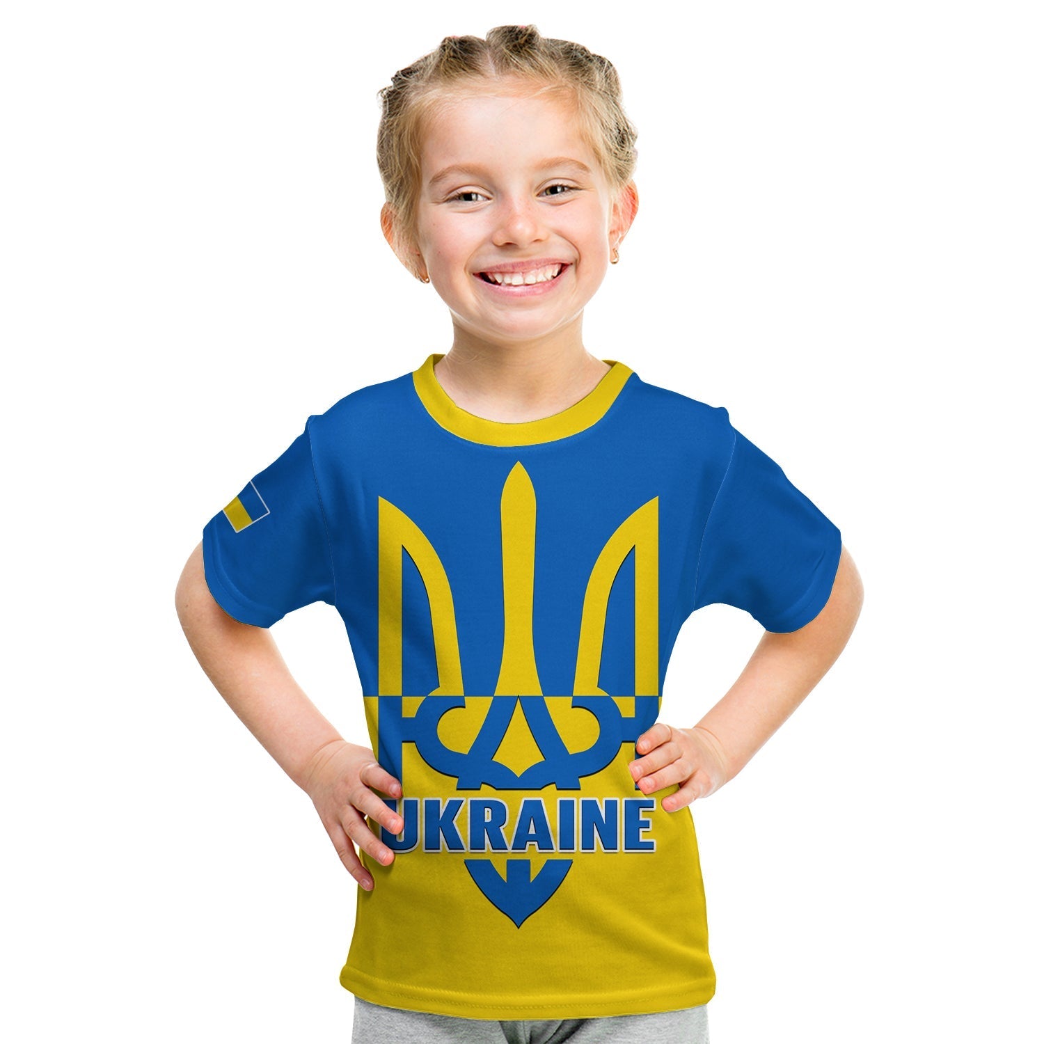 Custom Ukraine T-Shirt Stand With Ukrainian Simple Style Graphic Tee