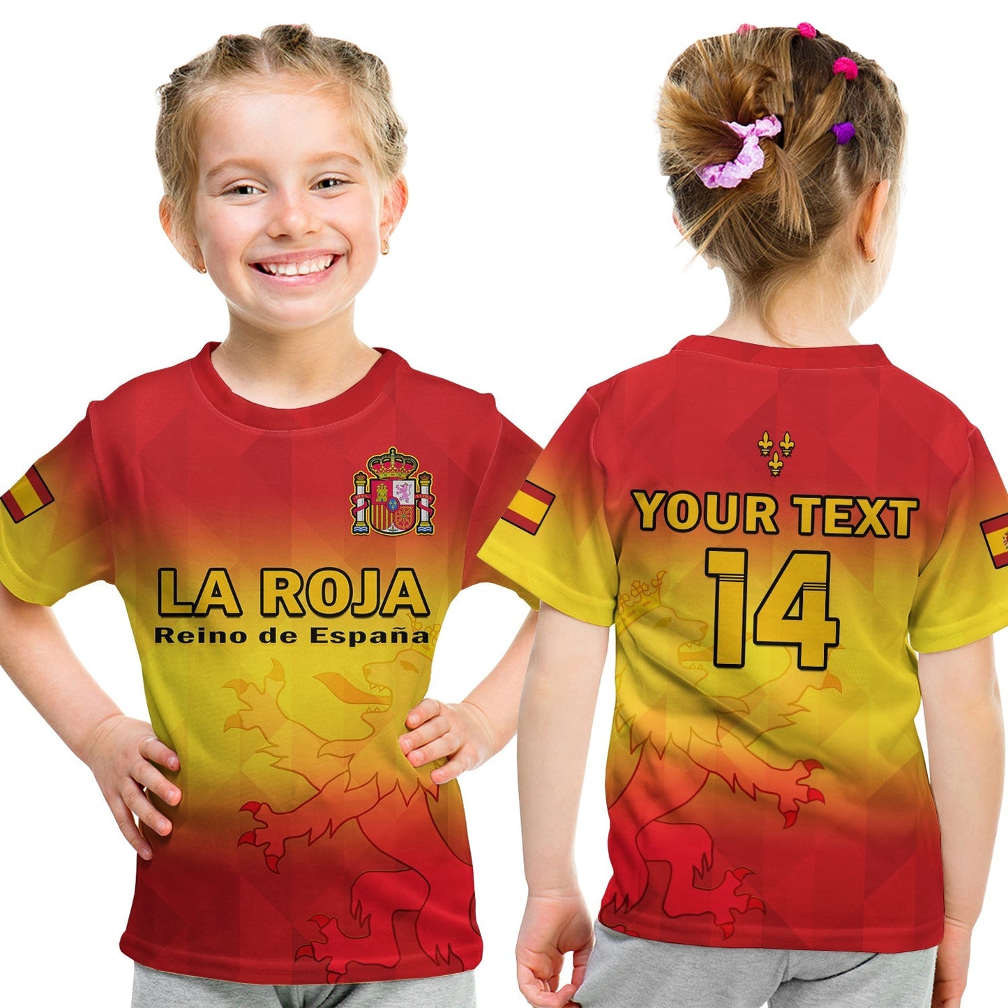 Custom Spain Football T-Shirt La Roja World Cup 2022 Graphic Tee