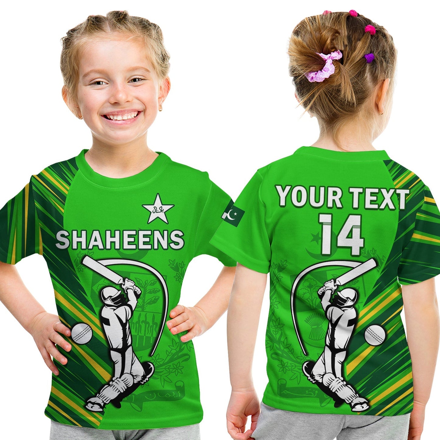 Custom Pakistan Cricket T-Shirt Go Shaheens Simple Style Graphic Tee