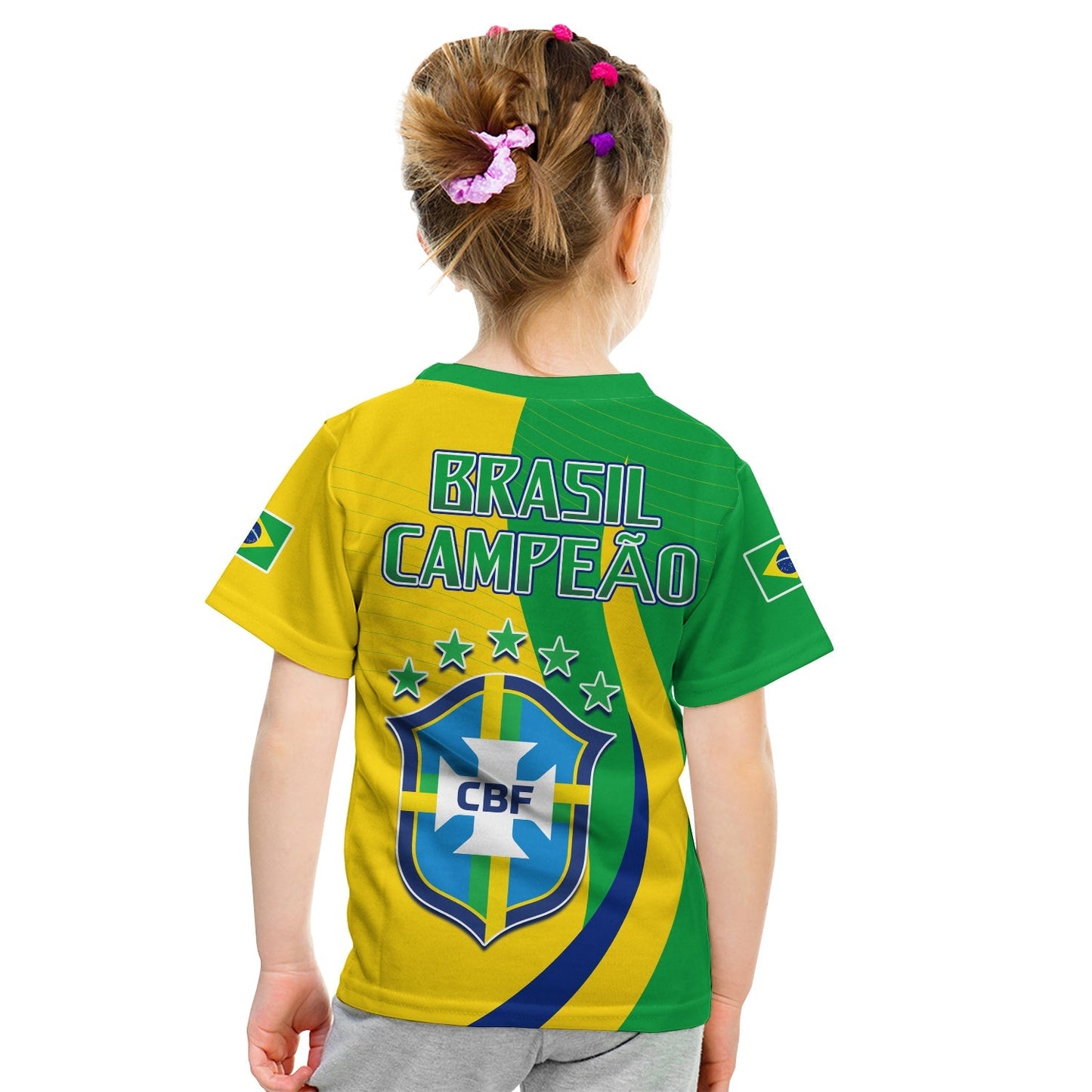 Brazil Football Champions T-Shirt Selecao Style Vibe Graphic Tee