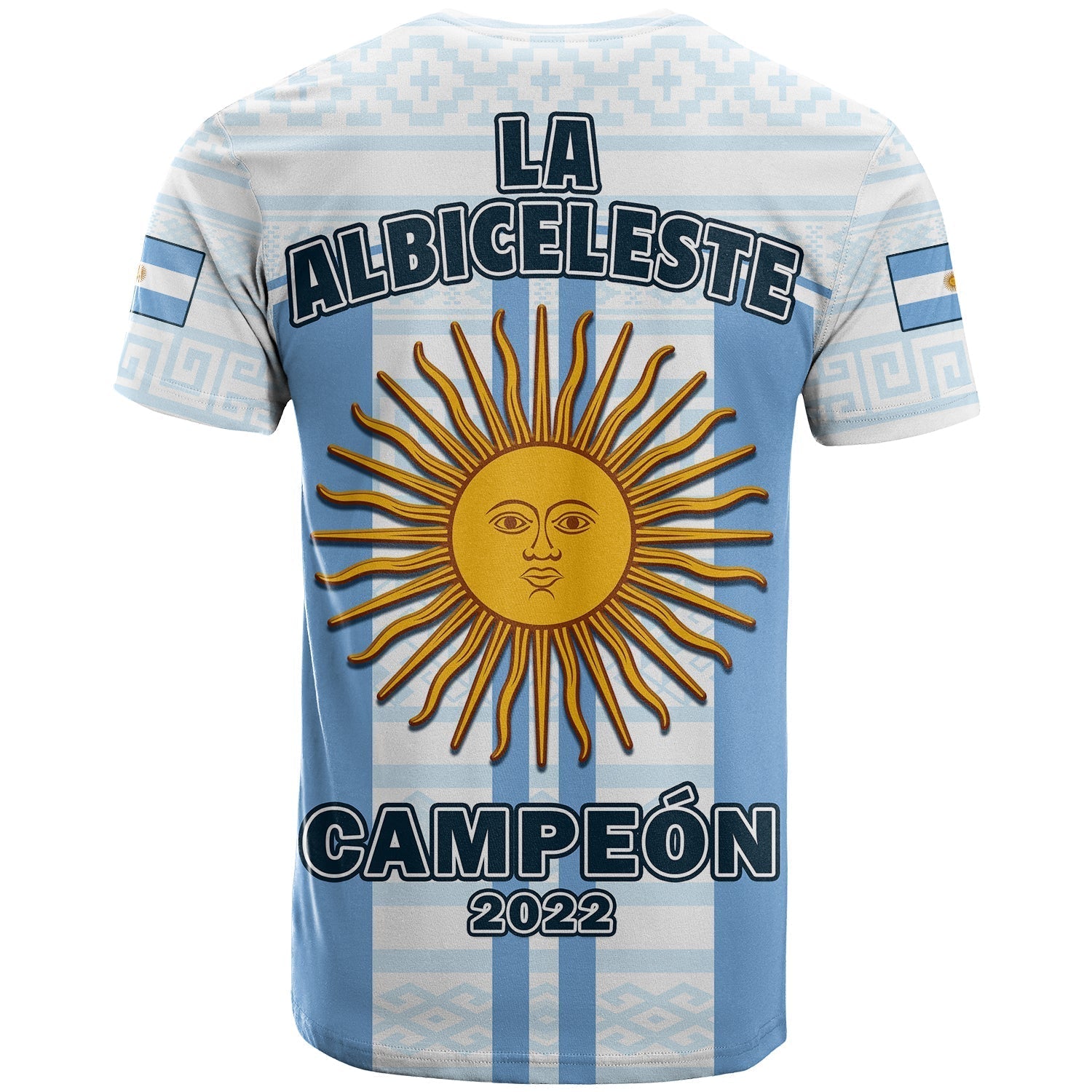 Argentina T-Shirt Football 2022 Vamos La Albiceleste Graphic Tee