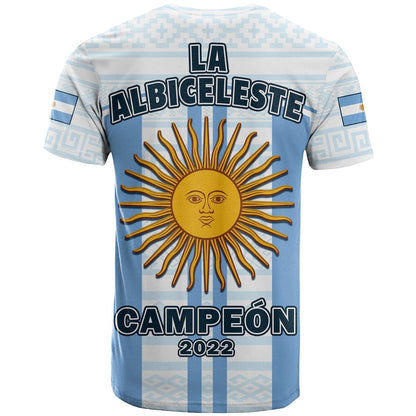 Argentina T-Shirt Football 2022 Vamos La Albiceleste Graphic Tee
