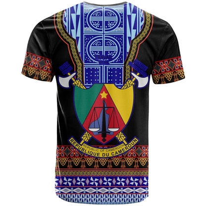 Cameroon T-Shirt Atoghu Pattern Black Style Graphic Tee