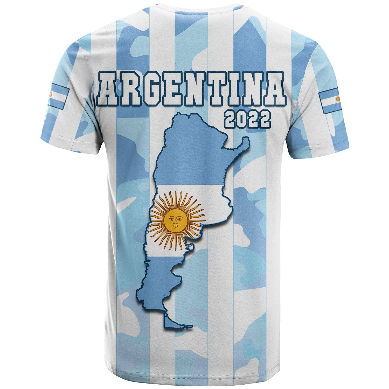 Argentina Football T-Shirt AFA Champions 2022 Sporty Style Graphic Tee