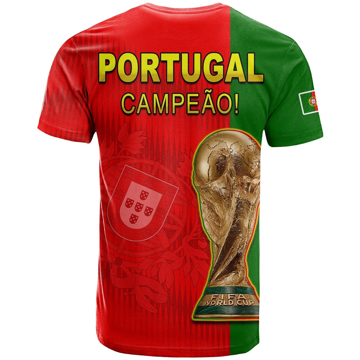 Portugal Football 2022 T-Shirt Style Flag Portuguese Champions Graphic Tee