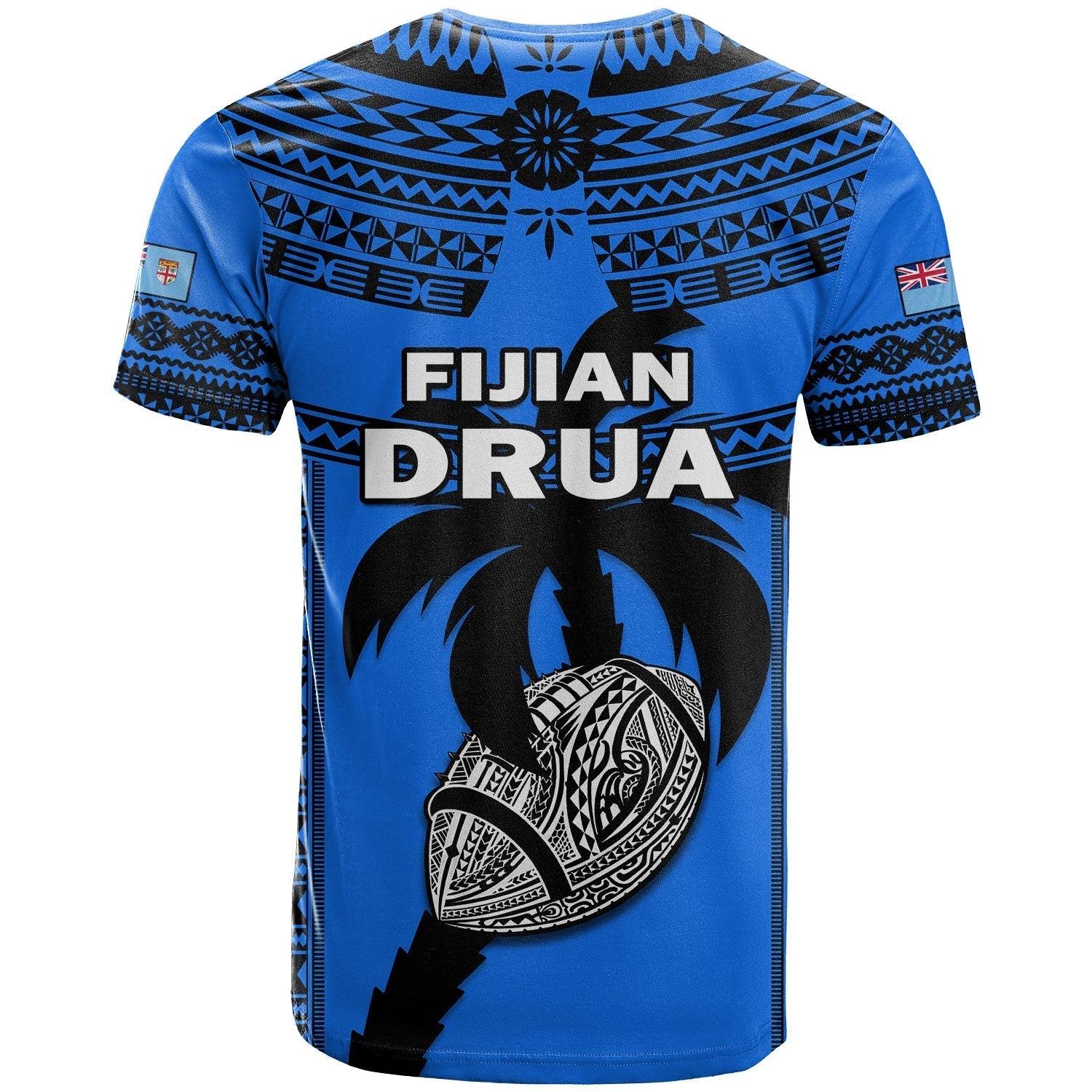 Fiji Rugby T-Shirt Fijian Drua Super Polynesian Special Tapa Pattern Graphic Tee