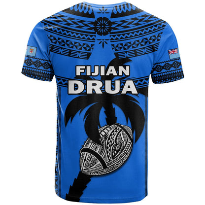 Fiji Rugby T-Shirt Fijian Drua Super Polynesian Special Tapa Pattern Graphic Tee