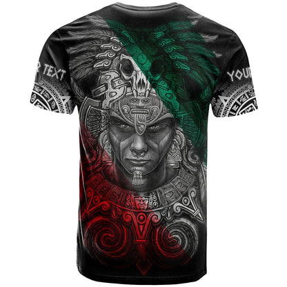 Custom Mexico T-Shirt Warrior Eagle Aztec Graphic Tee