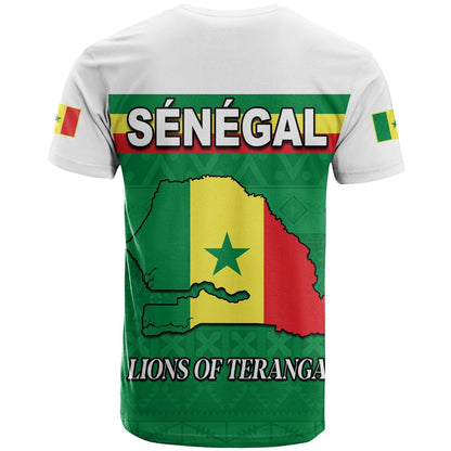 Senegal 2022 Sporty T-Shirt Lions of Teranga Proud Football Graphic Tee