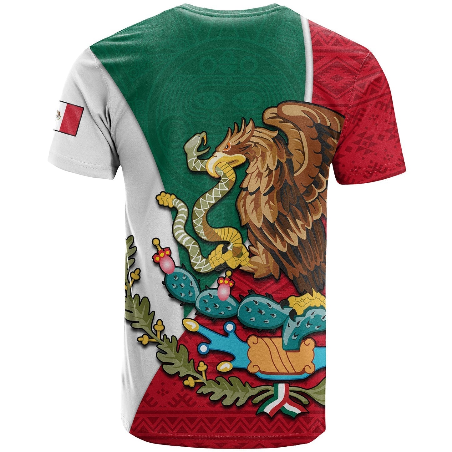 Mexico T-Shirt Mexican Aztec Pattern Graphic Tee