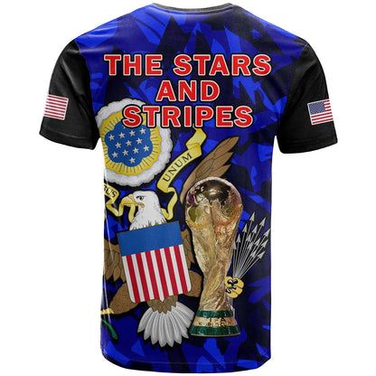 USA Football T-Shirt The Yanks Champions WC 2022 Graphic Tee