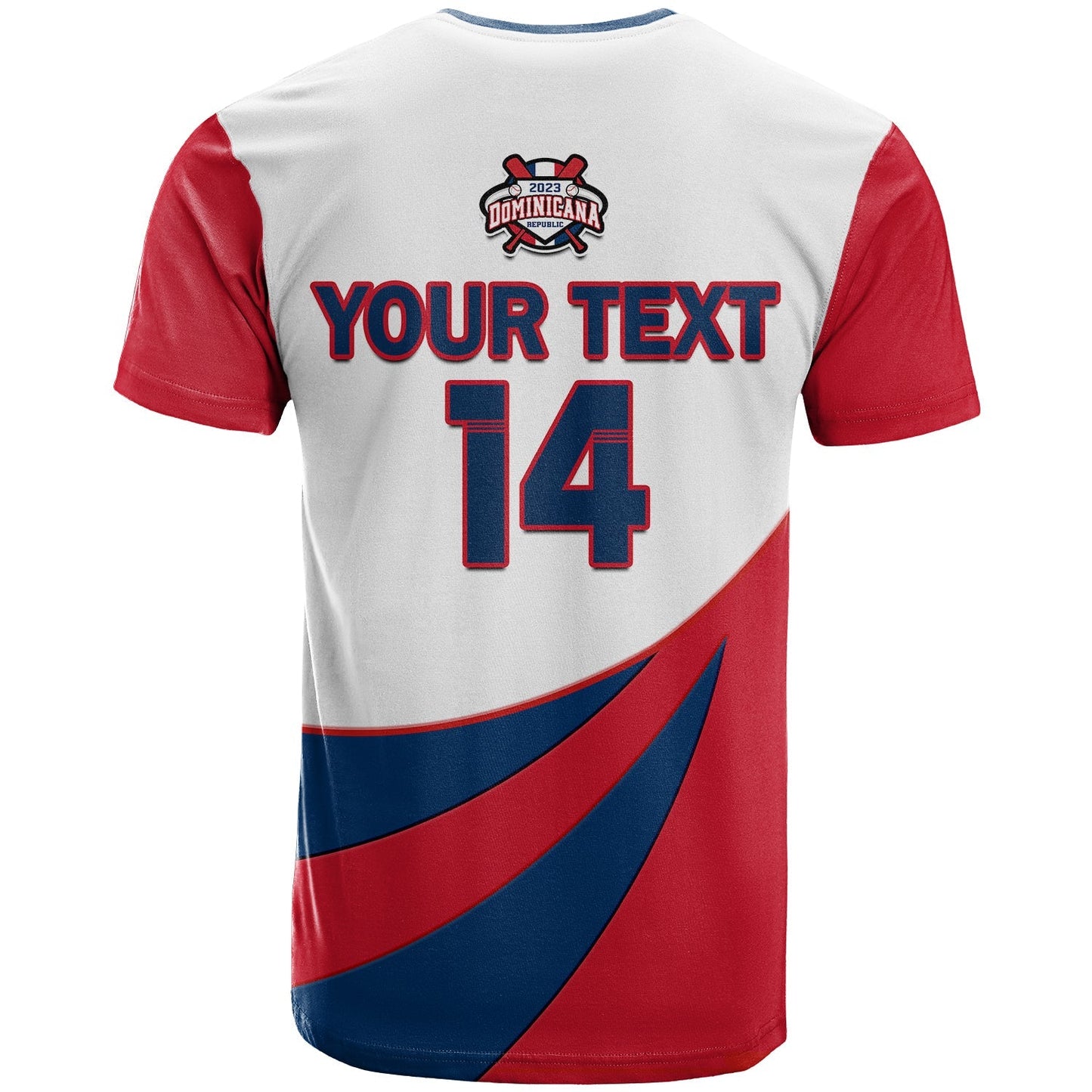 Custom Republica Dominicana T-Shirt Baseball Graphic Tee