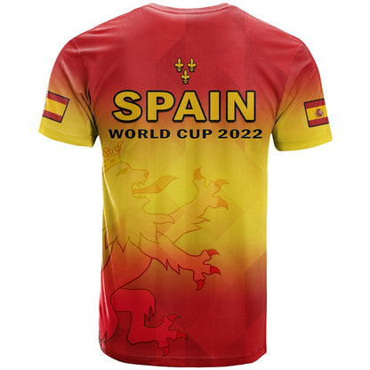 Spain Football Shirt La Roja World Cup 2022 Graphic Tee
