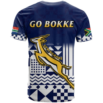 South Africa Rugby T-Shirt Outgoing Tour Go Springboks Graphic Tee