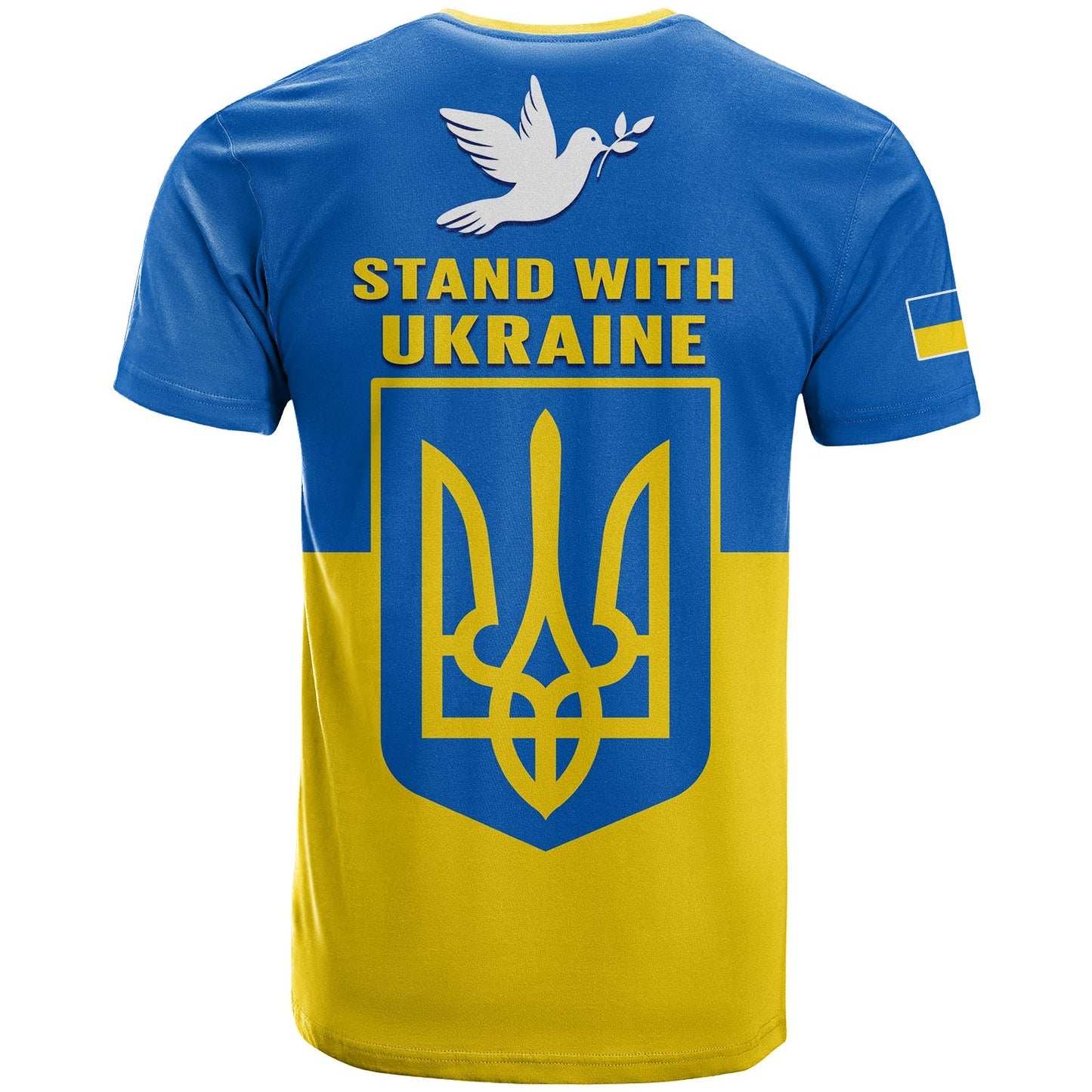Ukraine T-Shirt Stand With Ukrainian Simple Style Graphic Tee