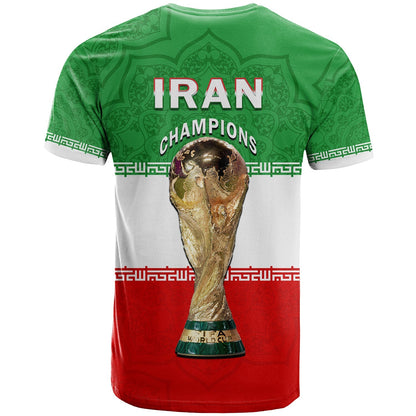 Iran Football T-Shirt Team Melli Champions World Cup 2022 Graphic Tee