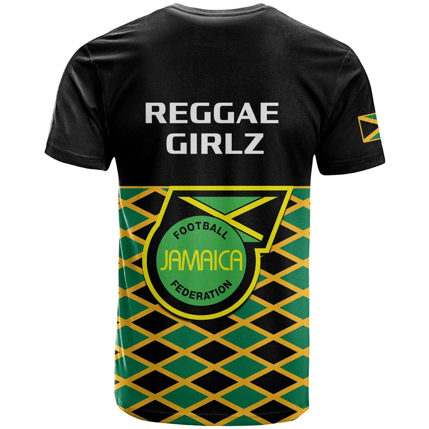 Jamaica Football T-Shirt Reggae Girlz Cup Of Nations Ver.01 Graphic Tee