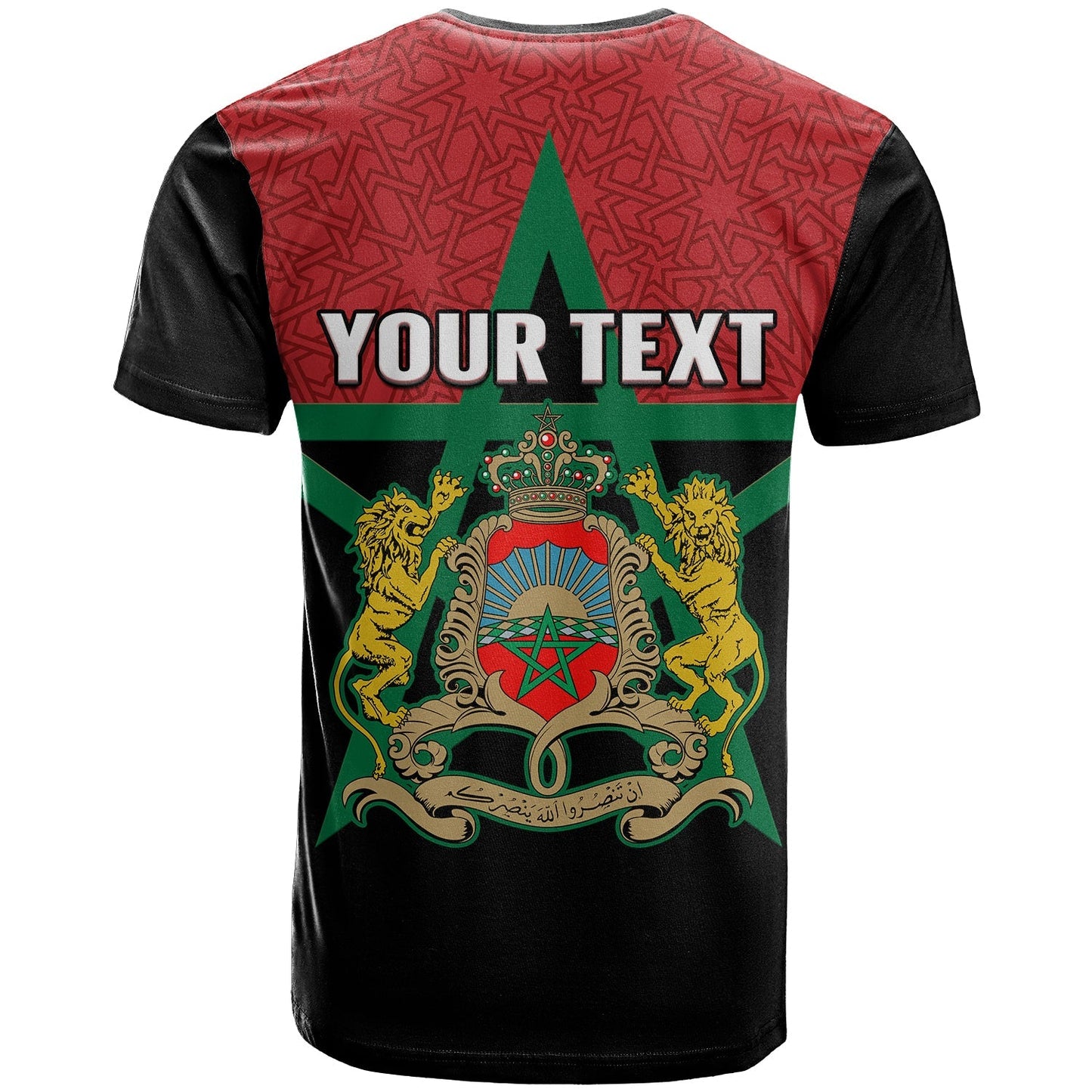 Custom Morocco Western Sahara T-Shirt Map Black Moroccan Is Always In My Heart Graphic Tee