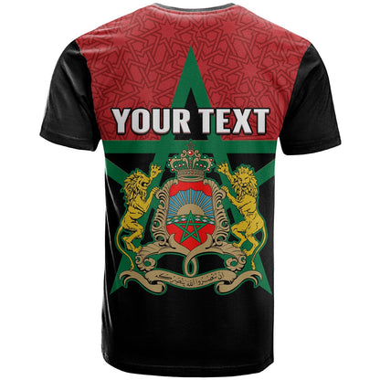 Custom Morocco Western Sahara T-Shirt Map Black Moroccan Is Always In My Heart Graphic Tee