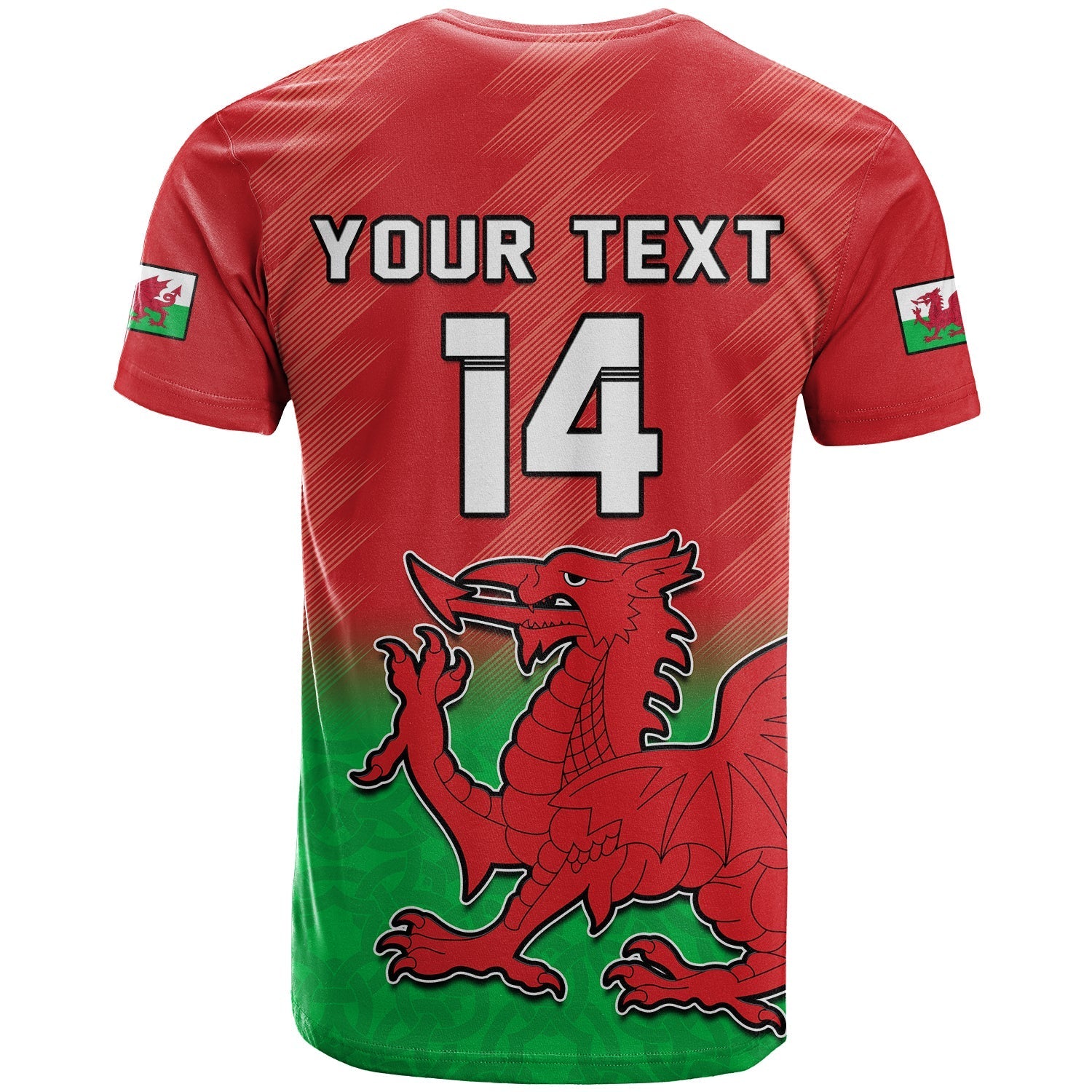 Custom Wales Football T-Shirt World Cup 2022 Come On Cymru Yma O Hyd Graphic Tee